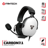 Fantech Hg30 Carbon 7.1 Surround Sound Gaming Headset White